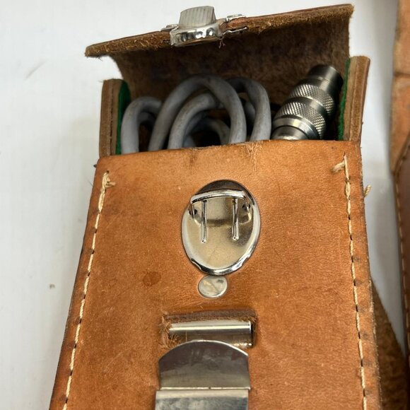 BEHA Cable Meter Kay-R Electric Corp Leather Case Electrician Wire Gauge Tool - Picture 5 of 7